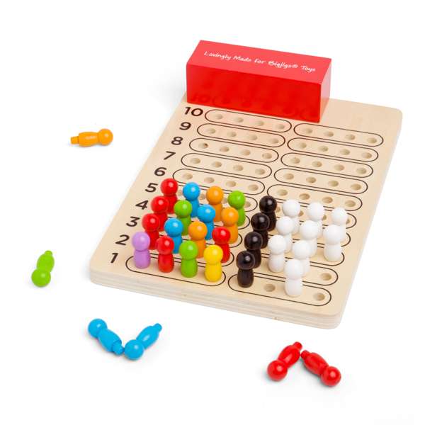 Bigjigs Toys Wooden Codebreaker Strategy Board Game for Kids 3 Years Plus