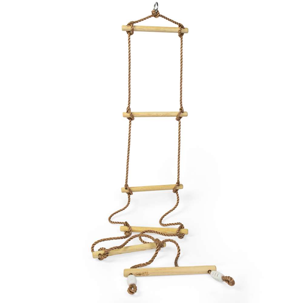 Bigjigs Toys Wooden Rope Ladder Climbing Frame Accessory for Kids