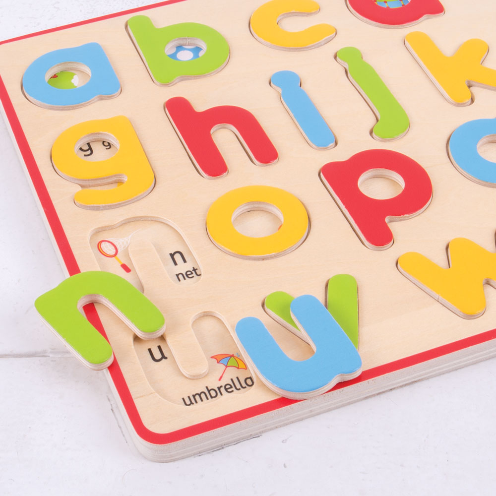 Inset Puzzle Lowercase Alphabet