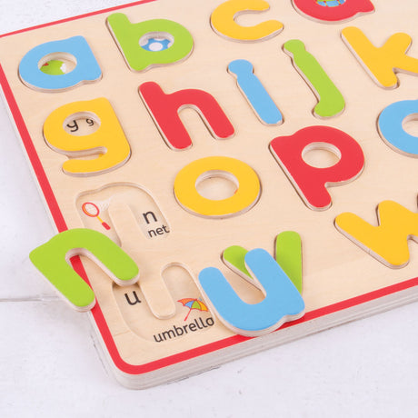 Inset Puzzle Lowercase Alphabet