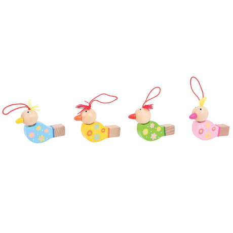 Wooden Bird Whistles (Pack of 4)
