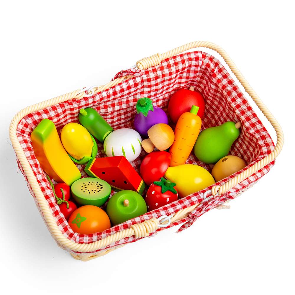Bigjigs Toys Wooden Pear Pretend Play Food Kitchen Accessory