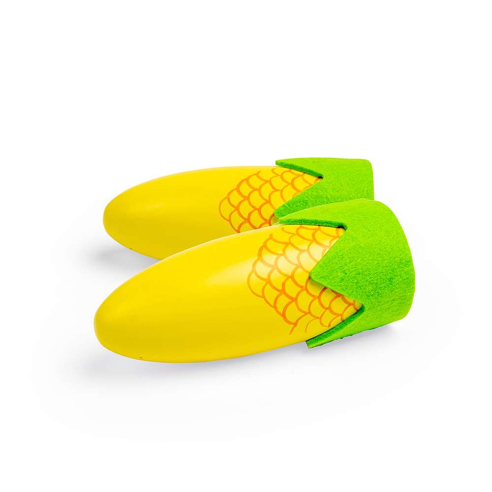 Bigjigs Toys Wooden Corn on the Cob Pretend Play Kitchen Food Toy