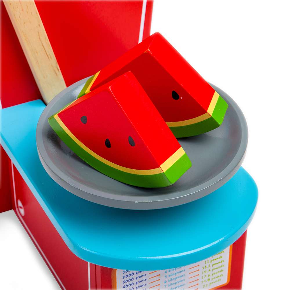 Bigjigs Toys Wooden Watermelon Fruit Play Food for Kids Kitchen Role Play Accessory