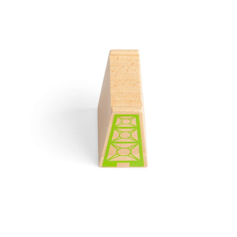Bigjigs Rail Wooden High Level Blocks for Train Sets Pack of 6