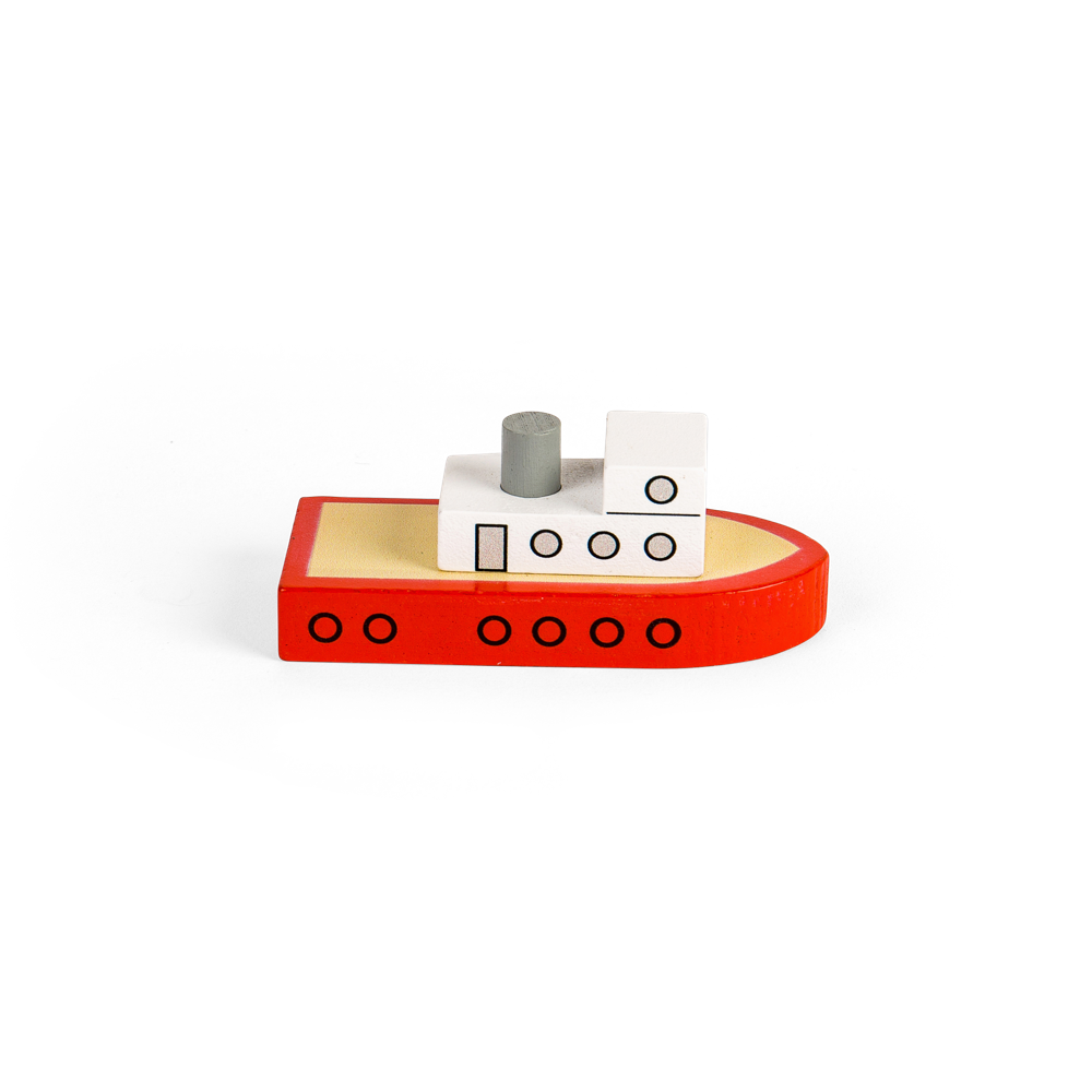 Bigjigs Rail Wooden City Vehicle Set Toy Train Accessories 5 Pieces