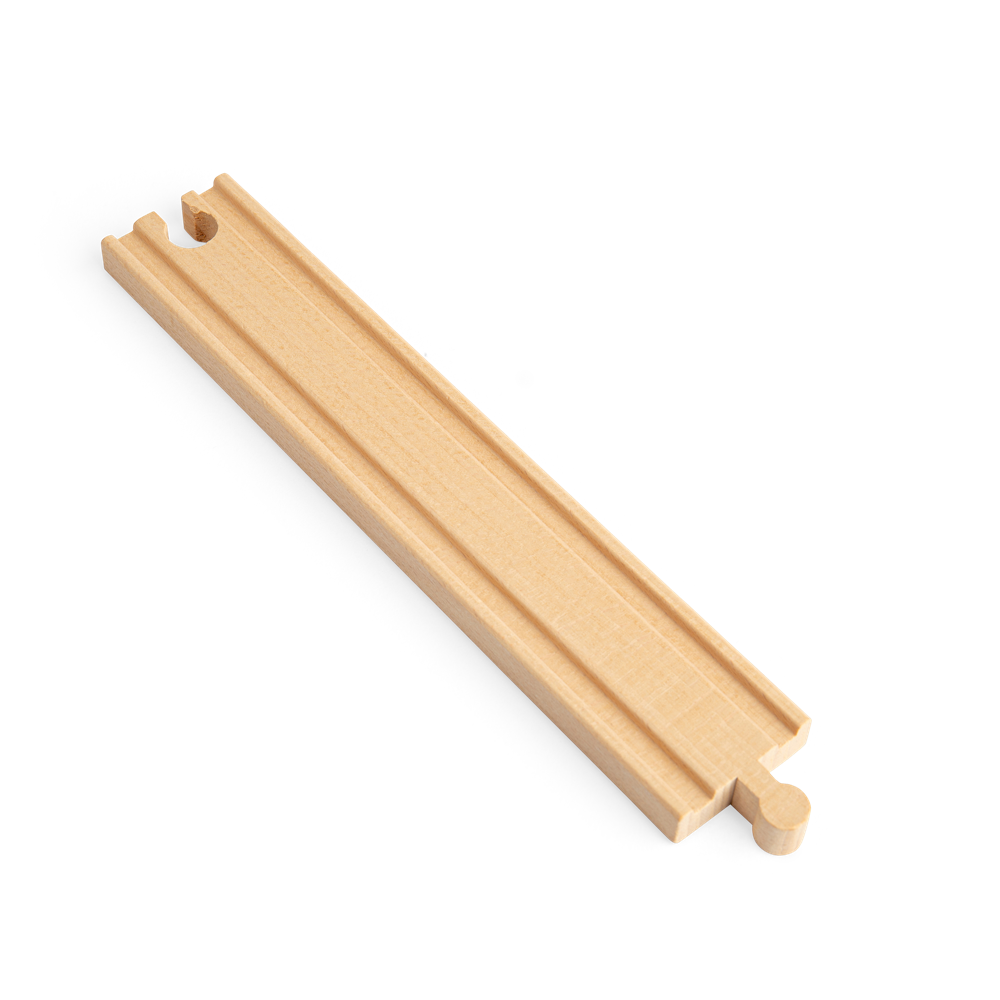 Bigjigs Rail Long Straights Wooden Train Track Accessories Pack of 4