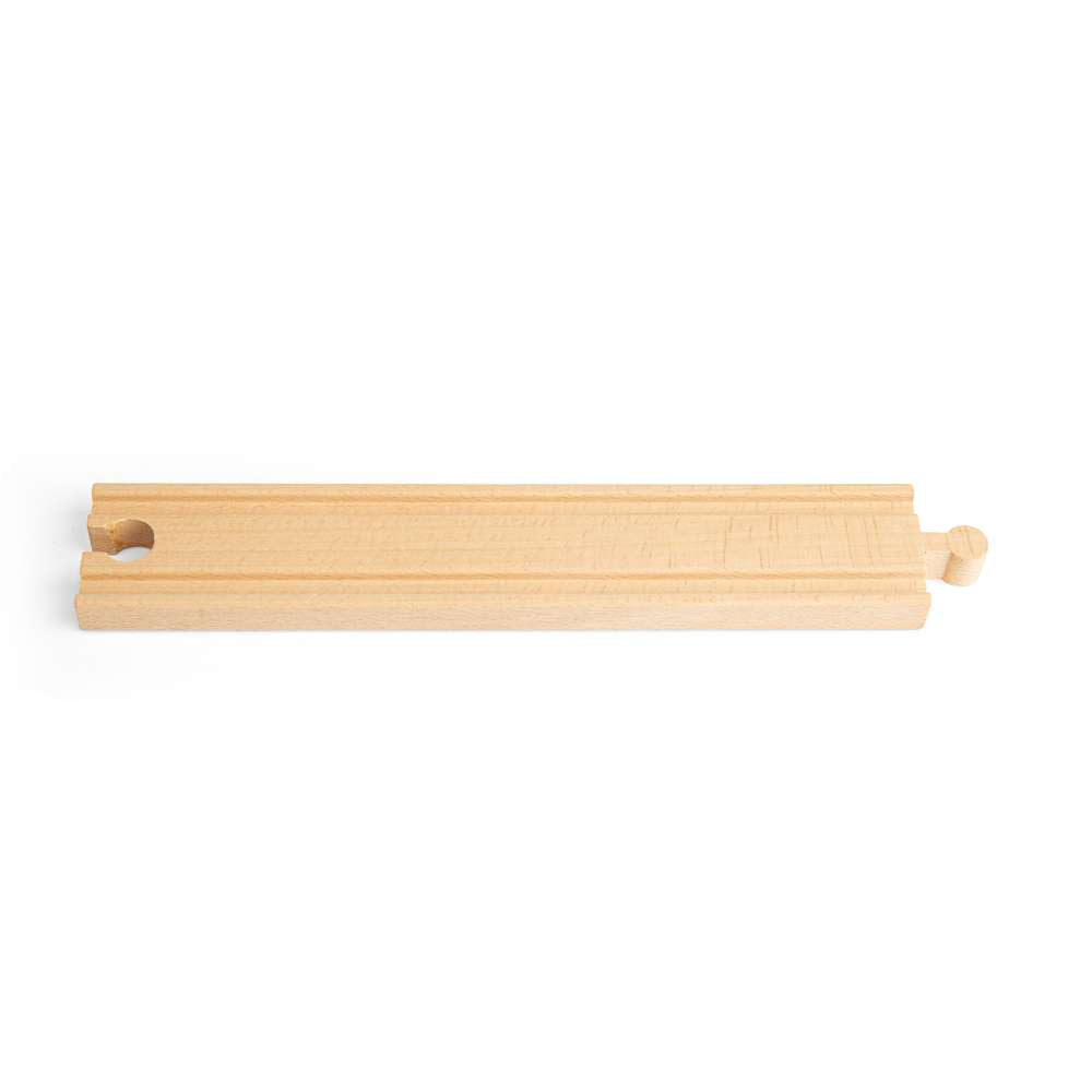 Bigjigs Rail Long Straights Wooden Train Track Accessories Pack of 4