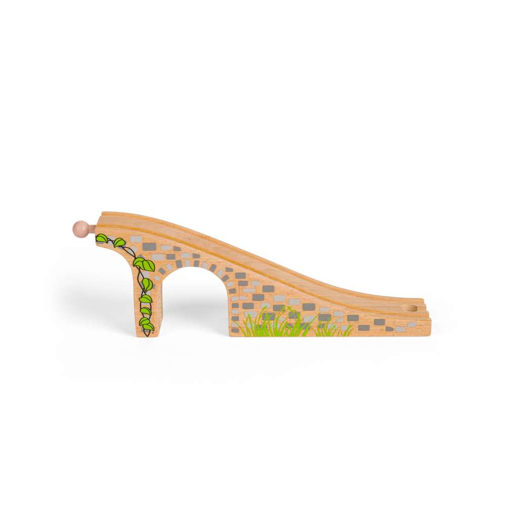 Bigjigs Rail Wooden Three Arch Bridge Train Set Accessory 2 Pieces