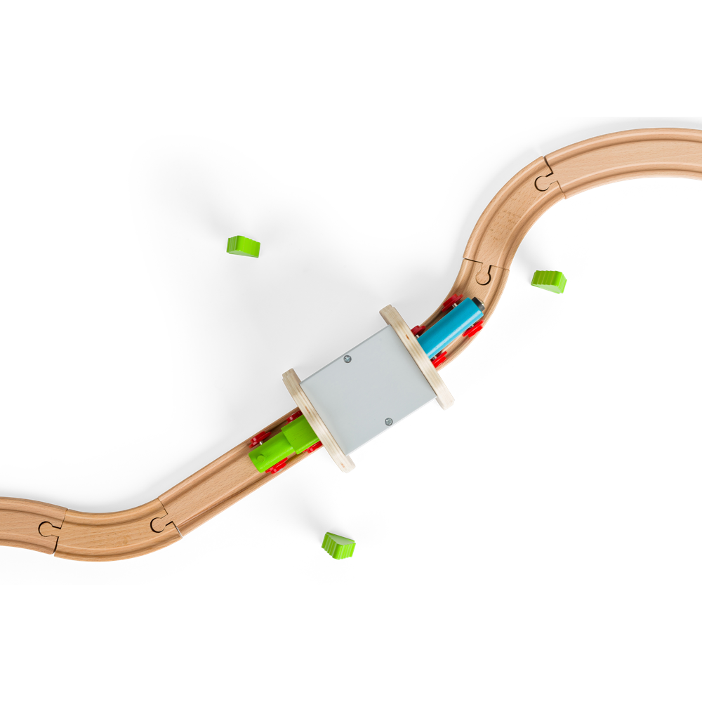 Bigjigs Rail Grey Stone Tunnel Wooden Train Set Accessory