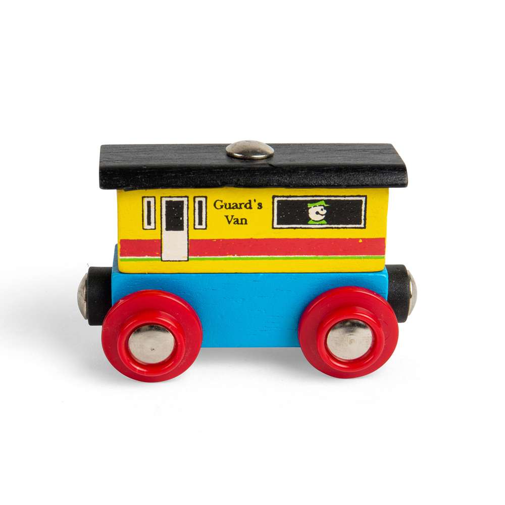 Bigjigs Rail Name Guards Van Wooden Railway Accessory