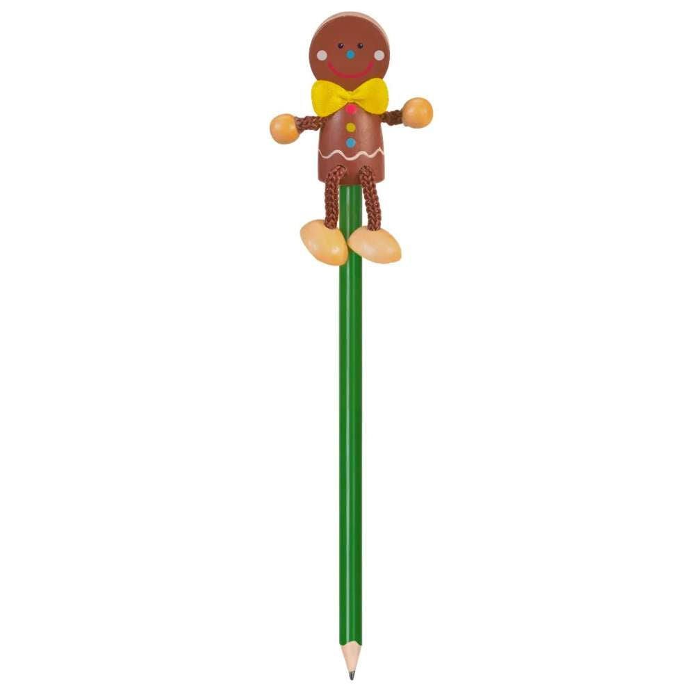 Gingerbread Man Pencil - Pack of 2
