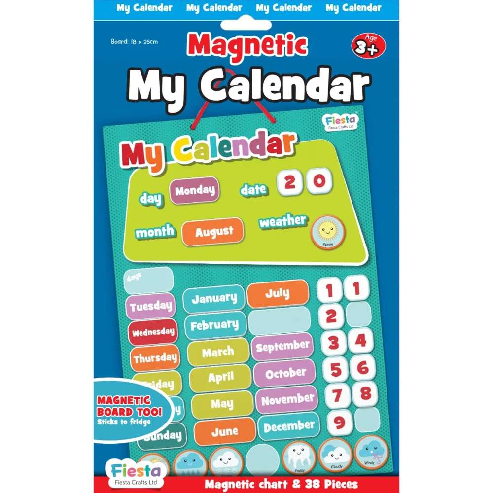 Magnetic My Calendar Blue - Small