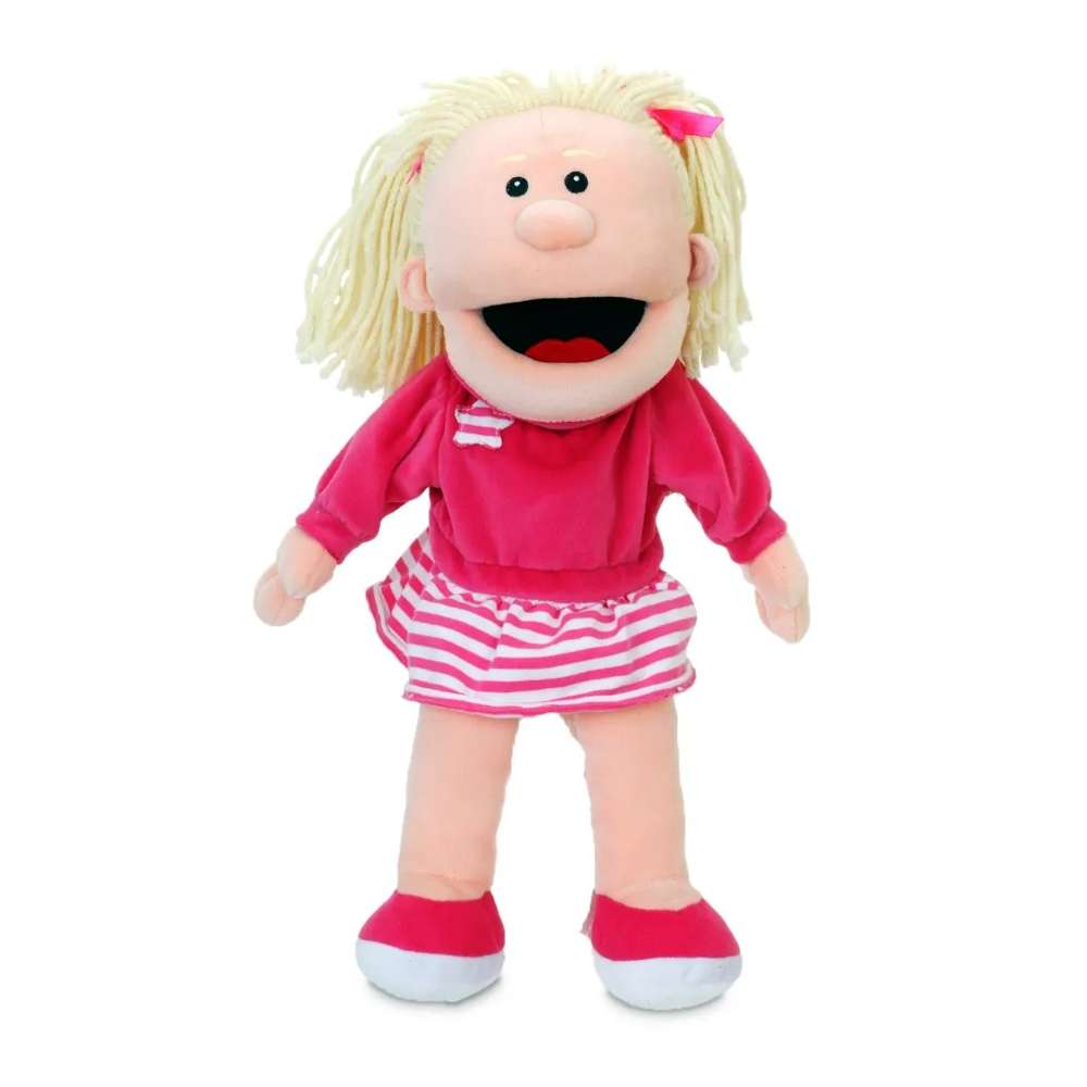Girl Moving Mouth Hand Puppet