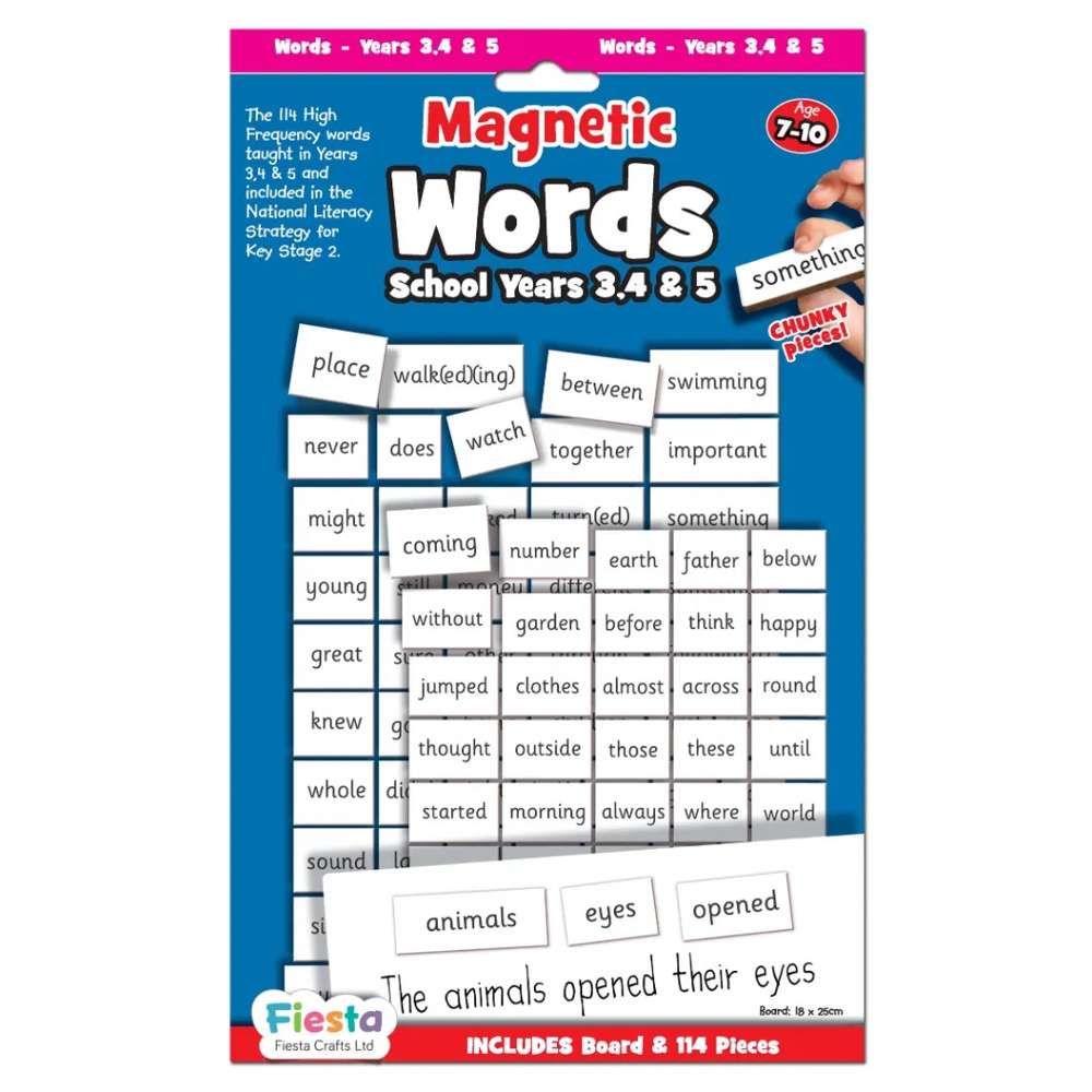 Magnetic First Words - Years 3, 4, 5