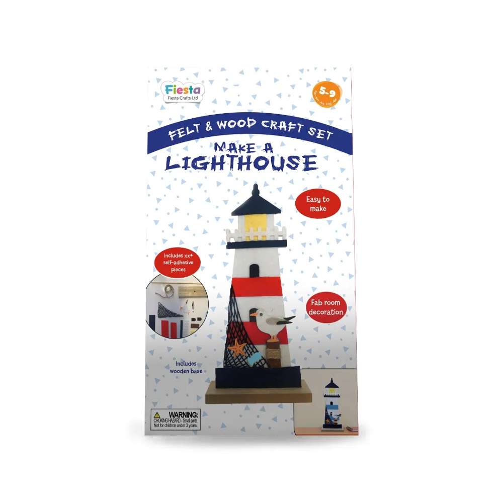 Wood & Felt Craft Kit - Make a Lighthouse