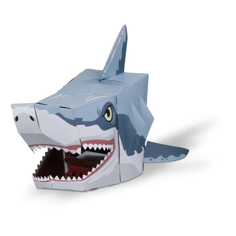 Shark 3D Mask Card Craft