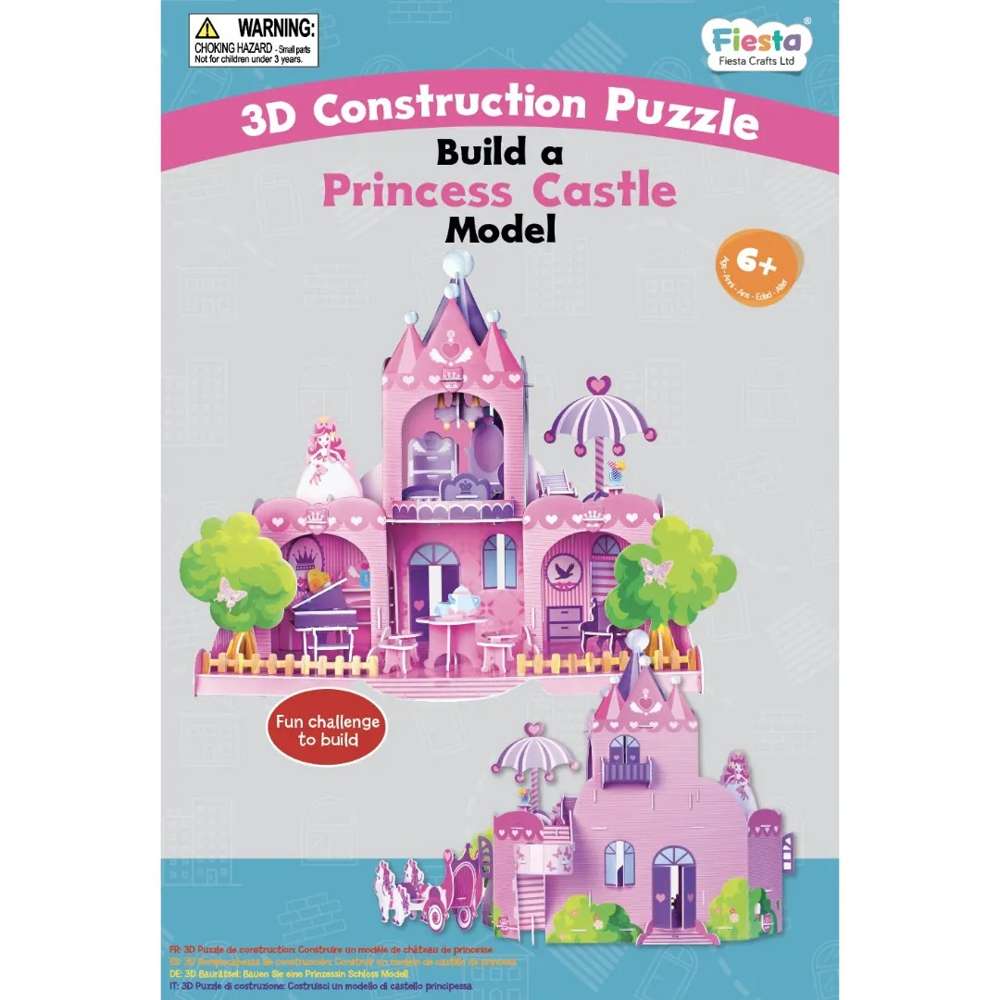 3D Construction Craft -  Princess Castle