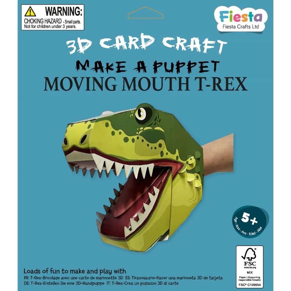 T-Rex Craft Puppet Kit