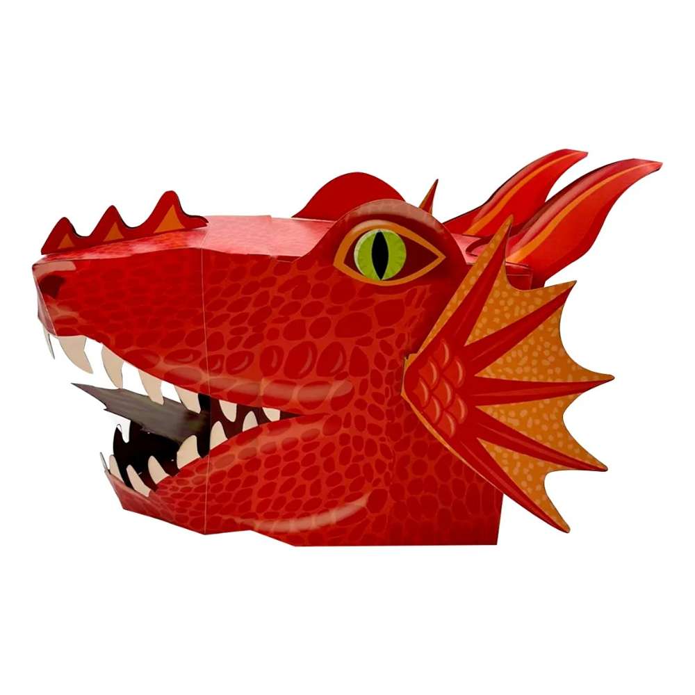 Red Dragon 3D Mask Craft Kit