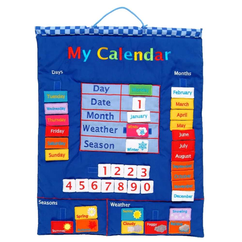 My Calendar Fabric Wall Chart