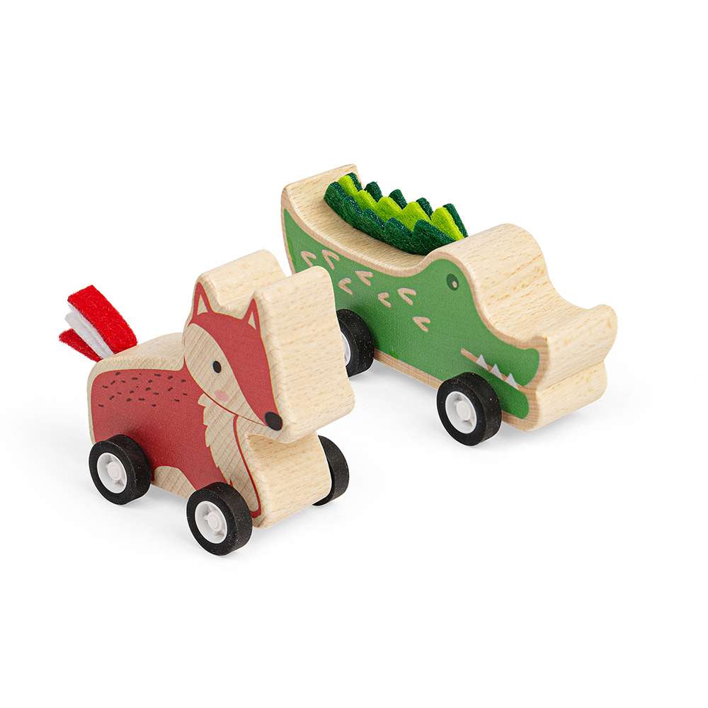 Animal Pull Backs - Fox, Croc (Pack of 2)