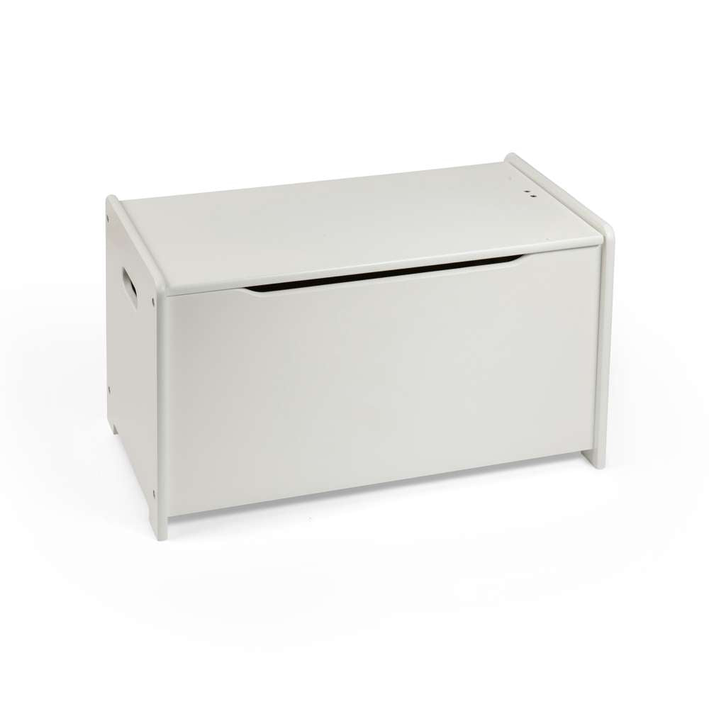 Tidlo Wooden Toy Chest White Storage Box with Soft Close Lid
