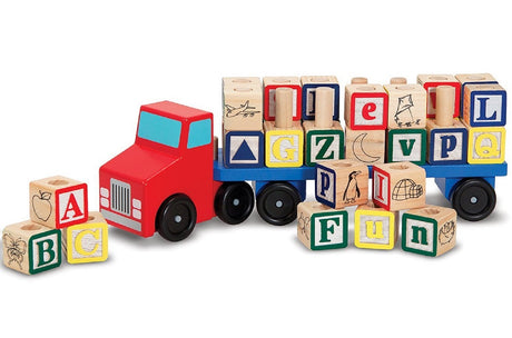 Melissa and Doug Alphabet Blocks Truck