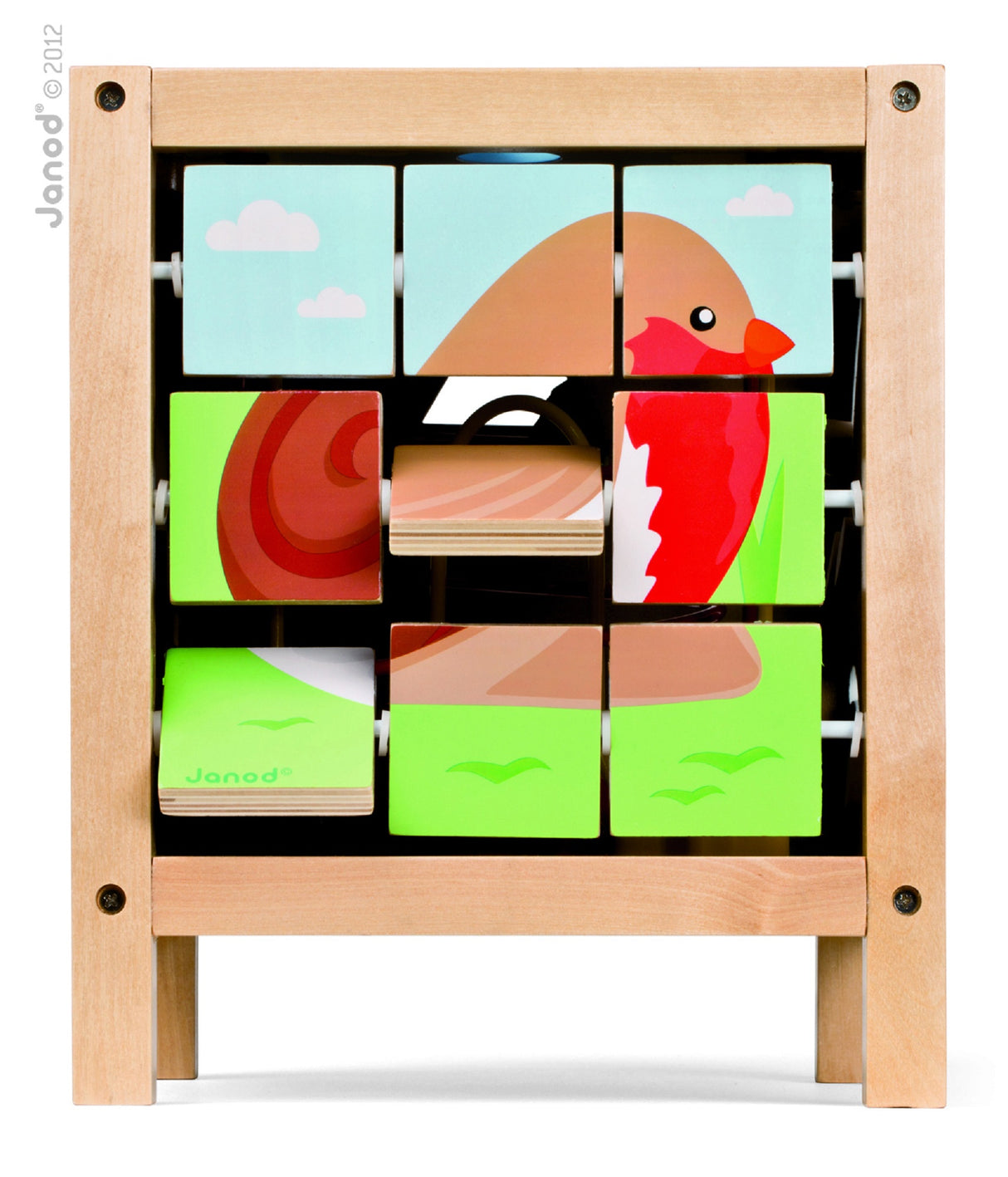 Janod Garden Themed Maxi Activity Cube