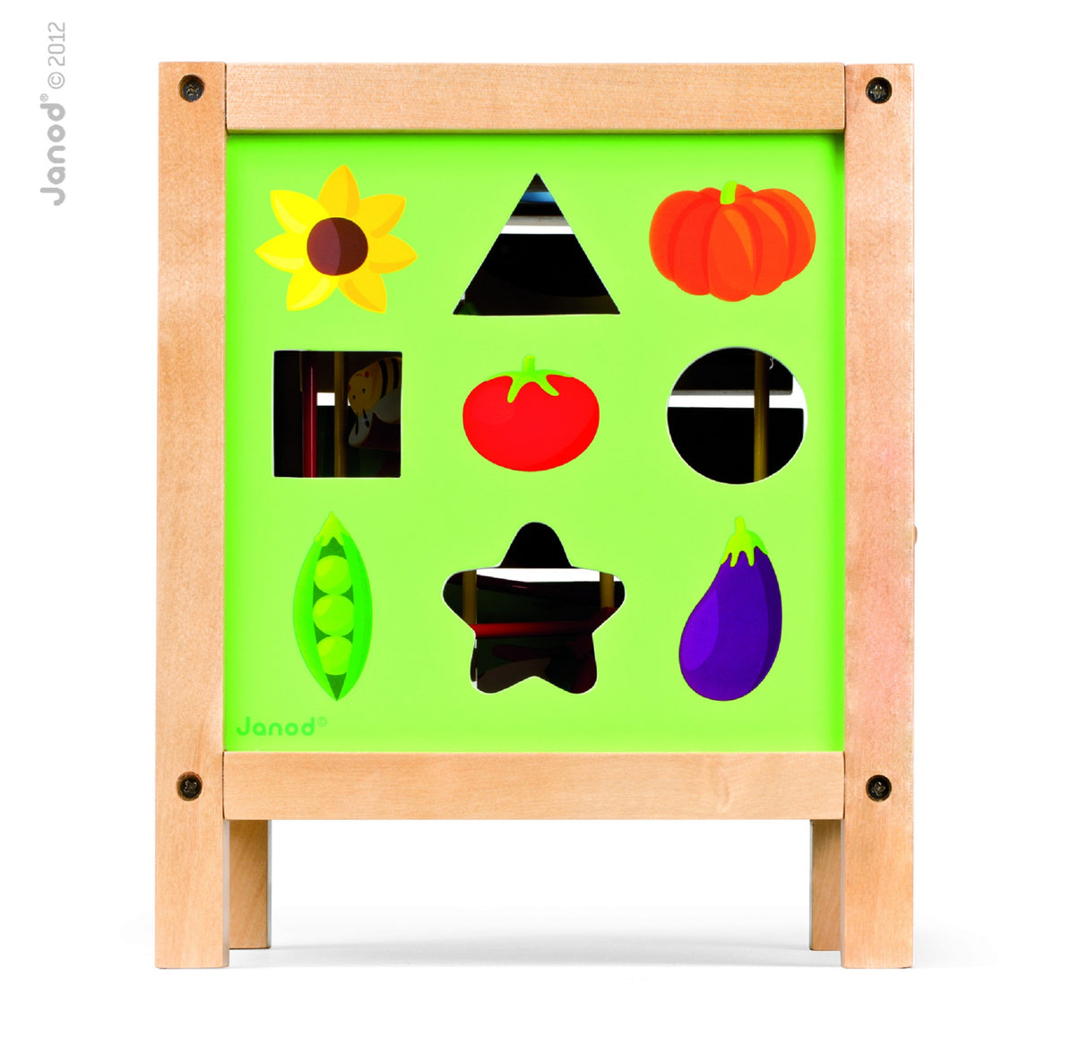 Janod Garden Themed Maxi Activity Cube