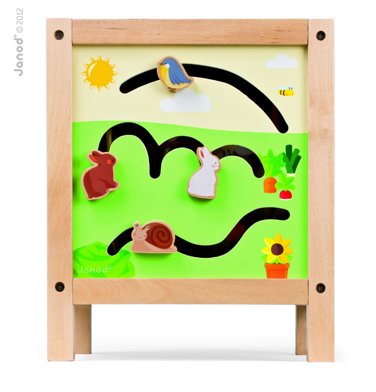 Janod Garden Themed Maxi Activity Cube