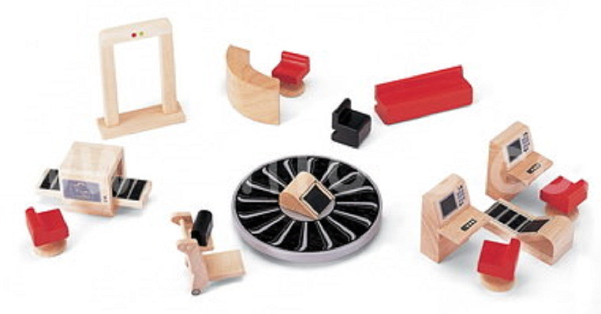 Wooden Airport Play Set