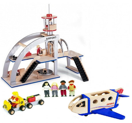 Wooden Airport Play Set