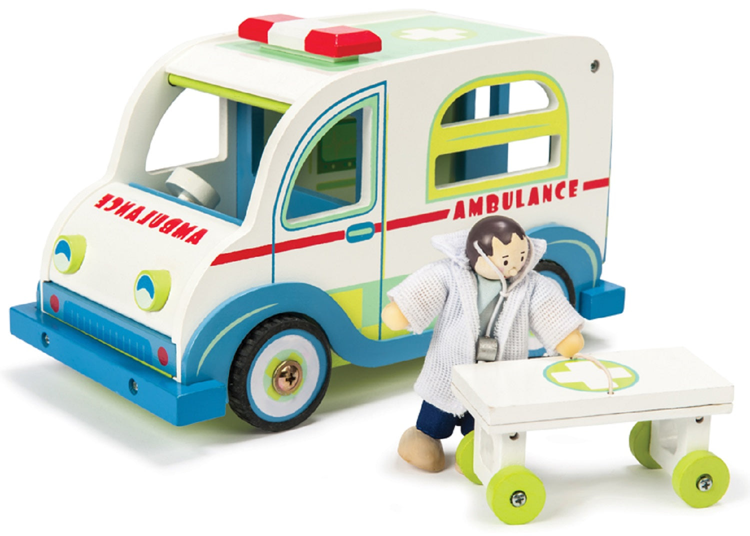 Le Toy Van Ambulance Set With Doctor