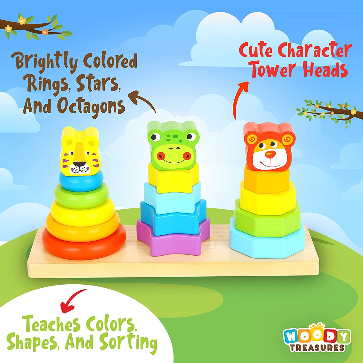 Animal Shape Stacking Toy