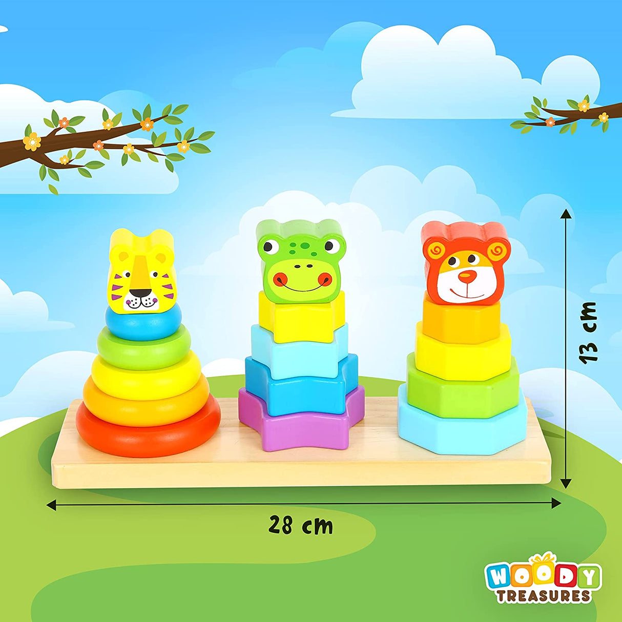 Animal Shape Stacking Toy