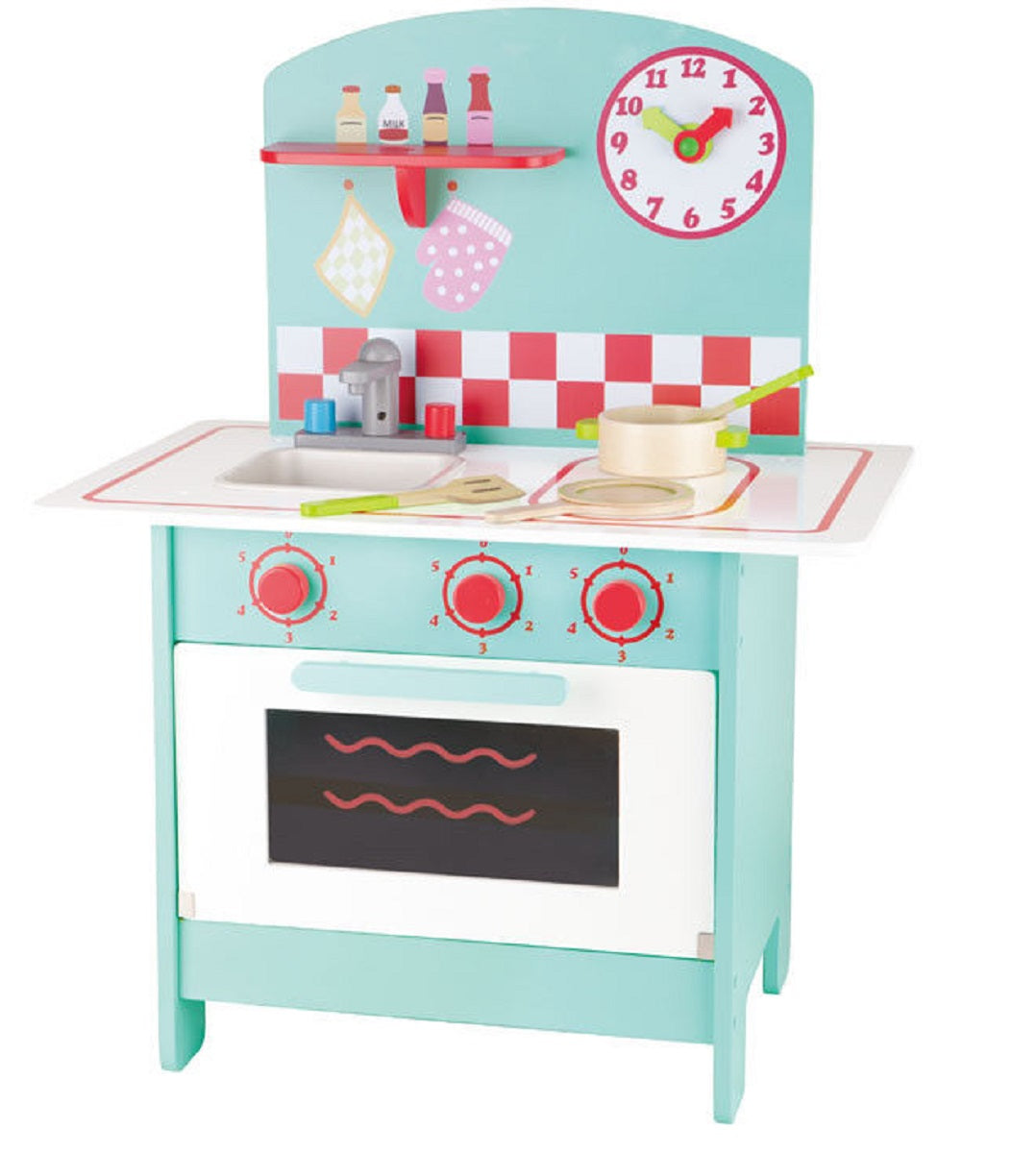 Aqua Retro Kitchen