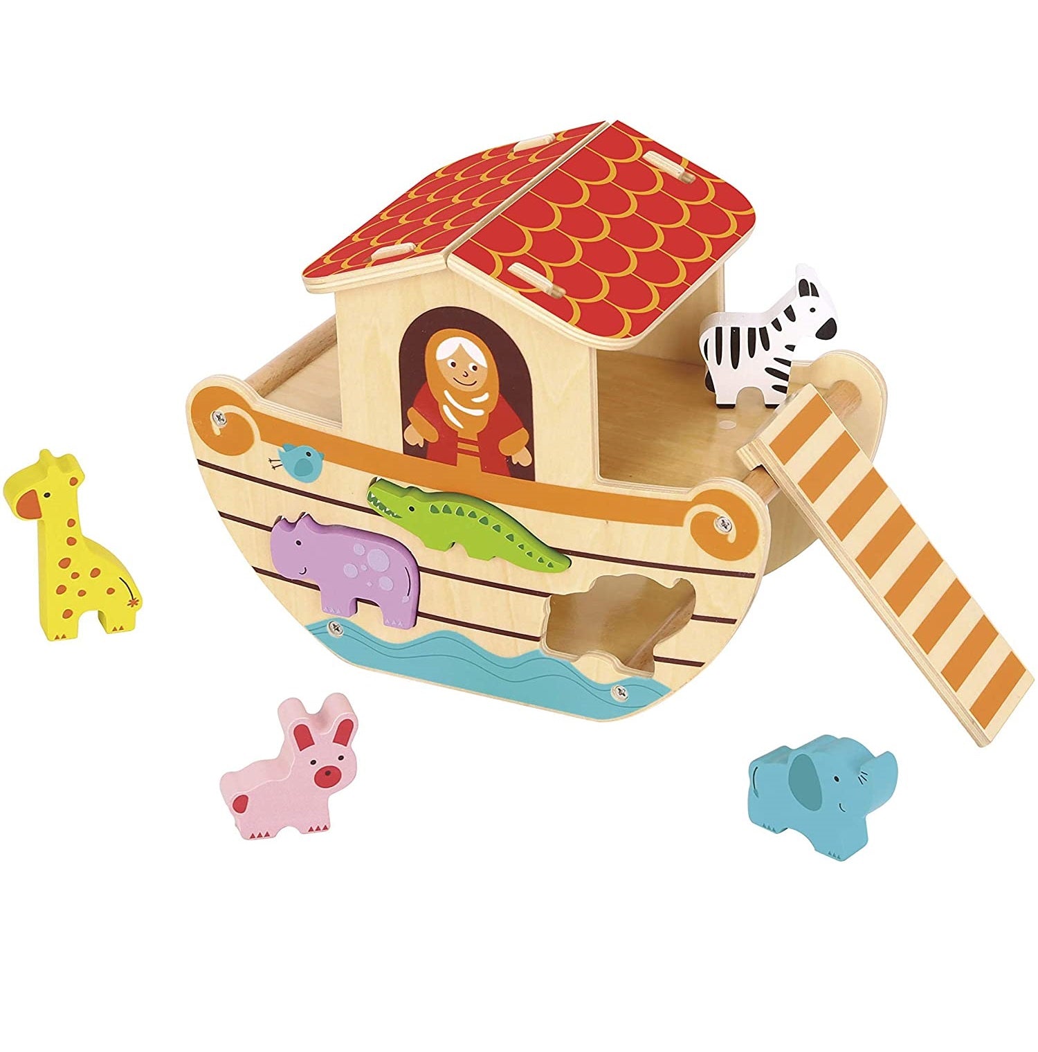 Woody Treasures Noah's Ark Shape Sorter