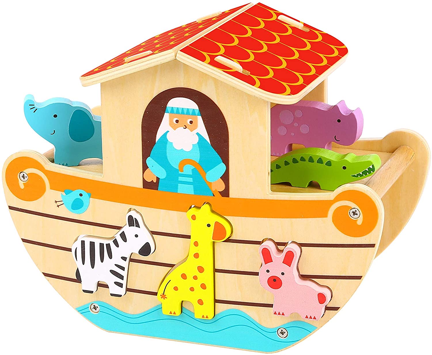 Woody Treasures Noah's Ark Shape Sorter