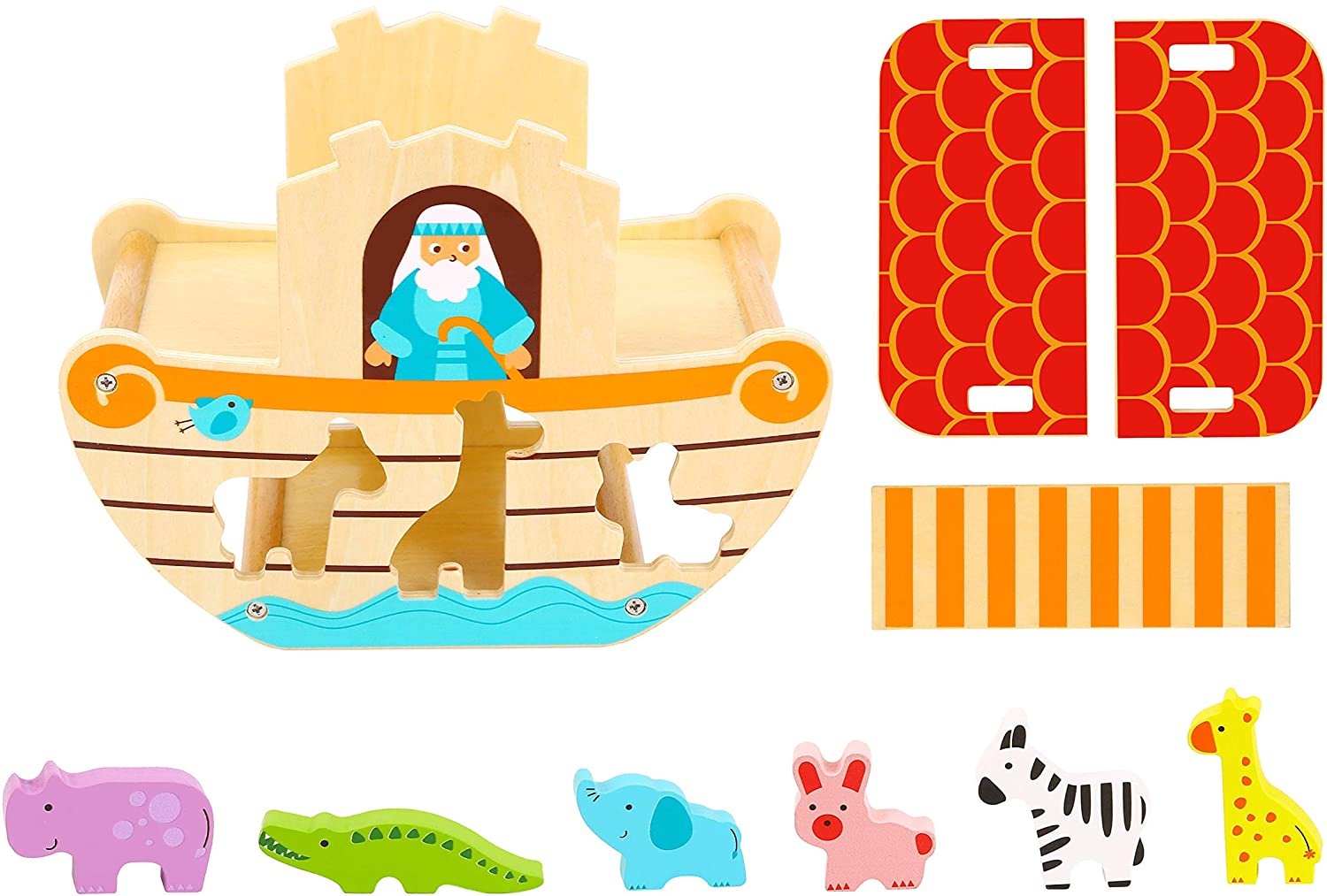 Woody Treasures Noah's Ark Shape Sorter