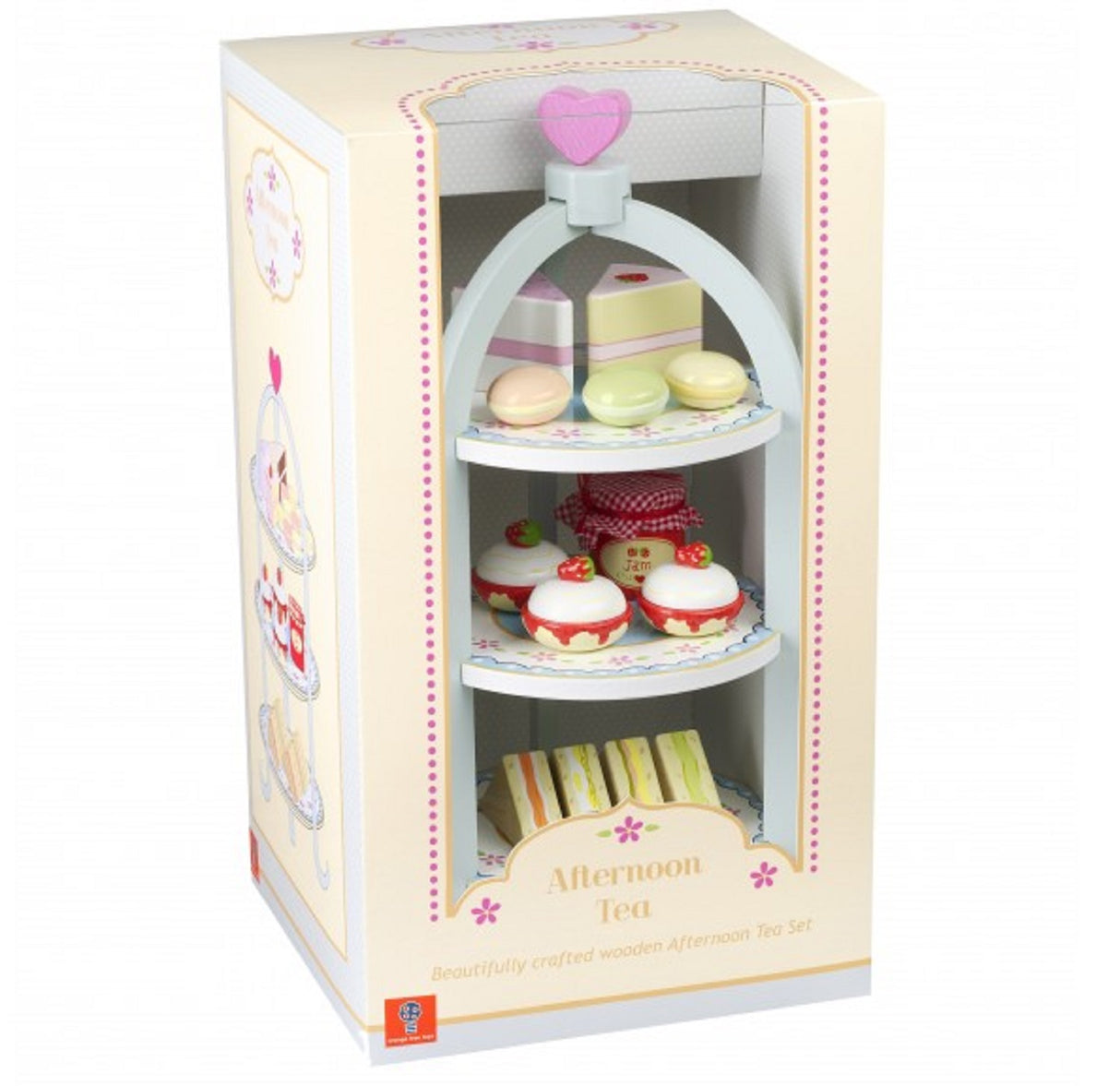 Wooden Afternoon Tea Cake Stand Set