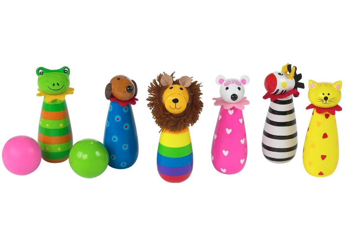 Animal Wooden Skittles