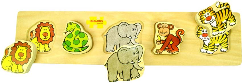 Chunky Lift and Match Safari Puzzle