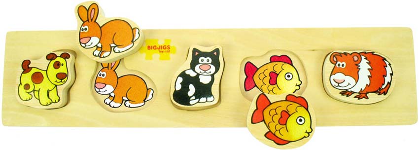 Chunky Lift and Match Pets Puzzle