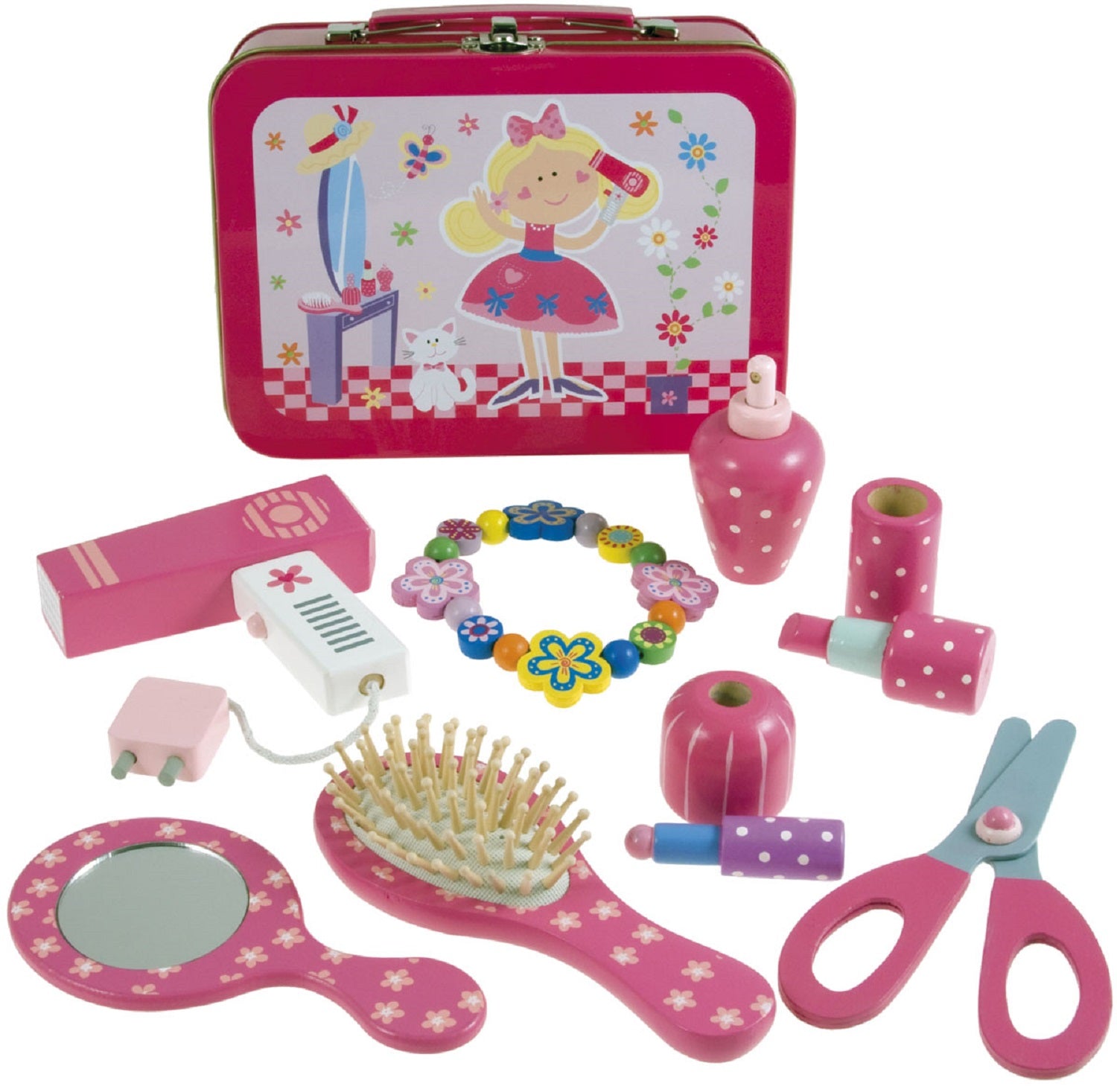 Beauty Set in a Suitcase