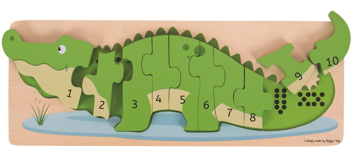 Bigjigs Crocodile Number Puzzle