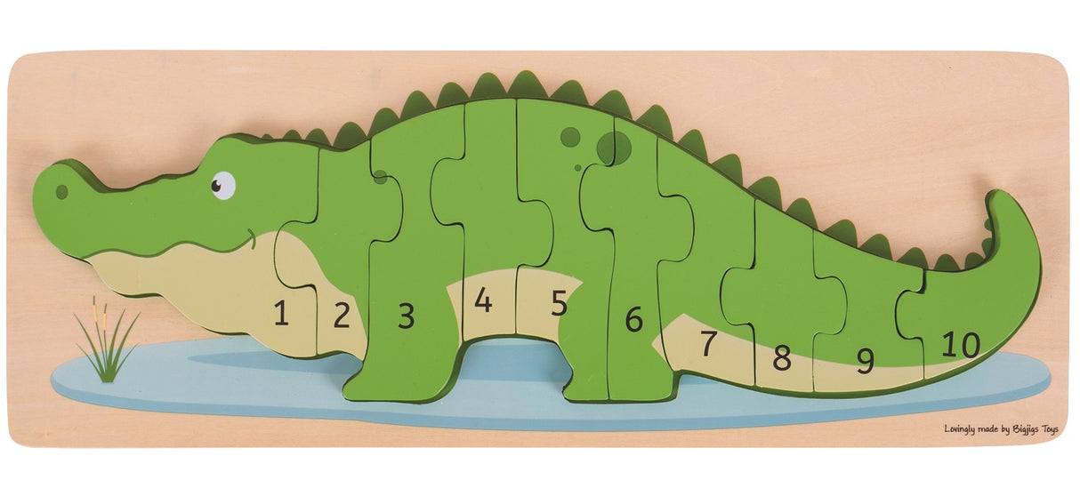 Bigjigs Crocodile Number Puzzle