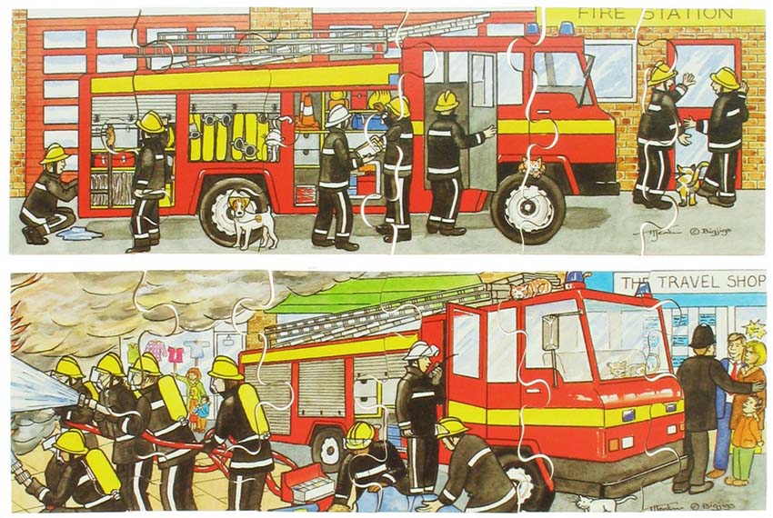 Fire Engine Duo Puzzle