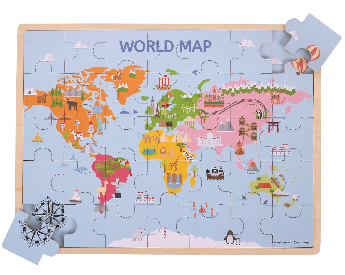 World Map Puzzle