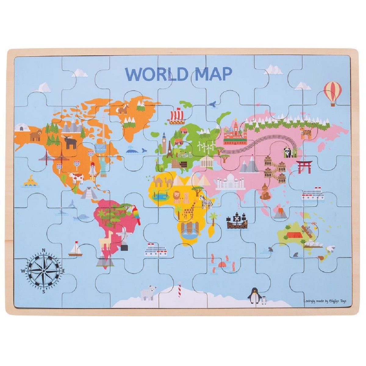World Map Puzzle